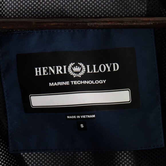 Henri Lloyd Jacket Mens Small Navy Blue Waterproof Full Zip Lightweight Marine - Picture 7 of 9